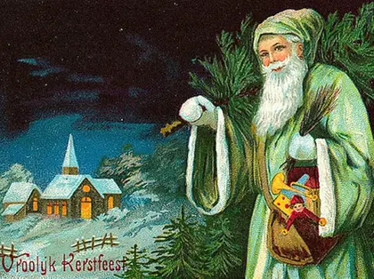Green Santa Claus