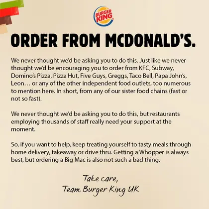 Burger King & Mc Donald's