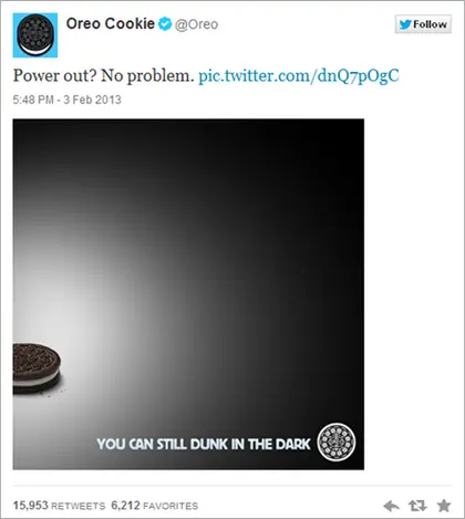 Real Time Marketing Oreo