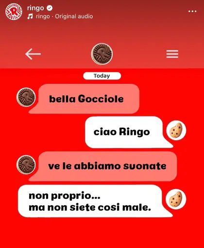 ringo gocciole collab