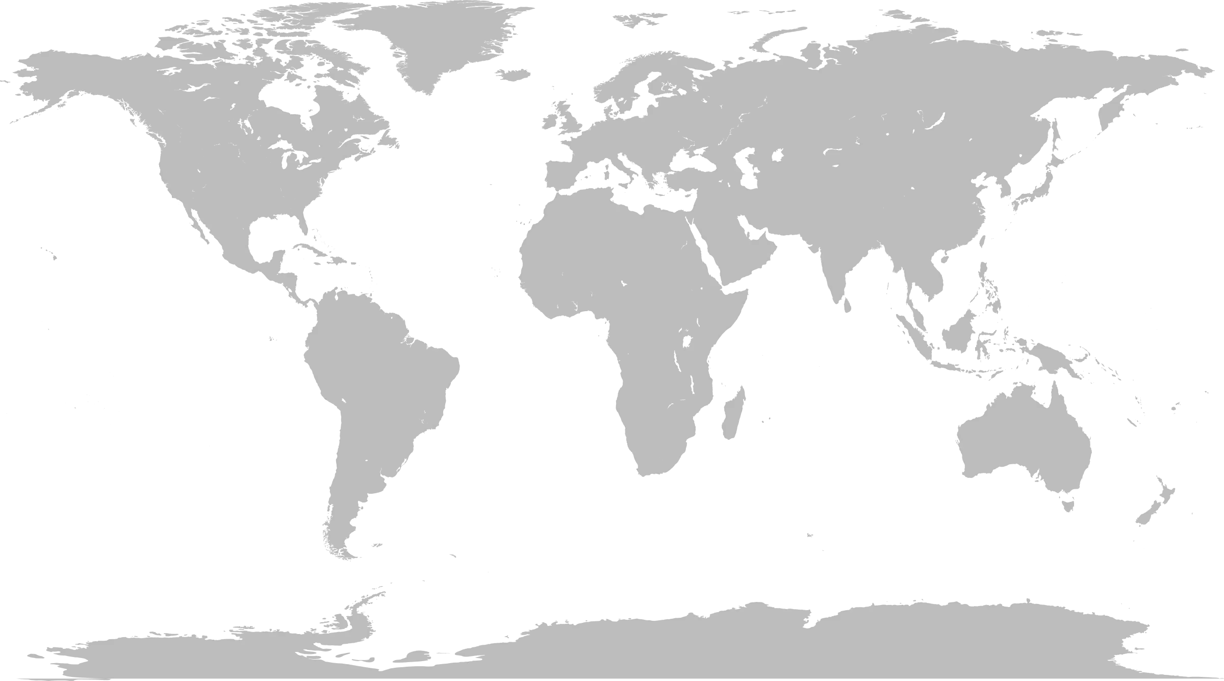 Conceptual world map with World Students Connection destinations